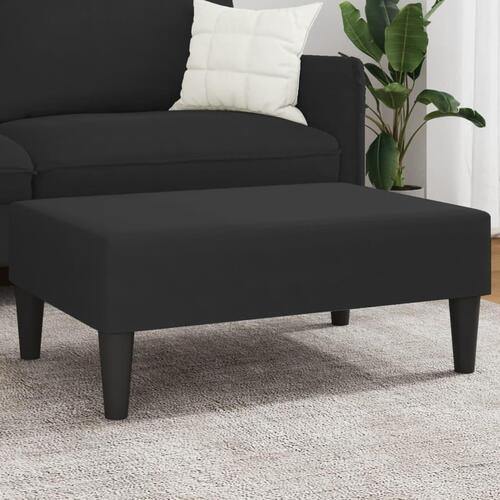 Fodskammel 77x55x31 cm velour sort