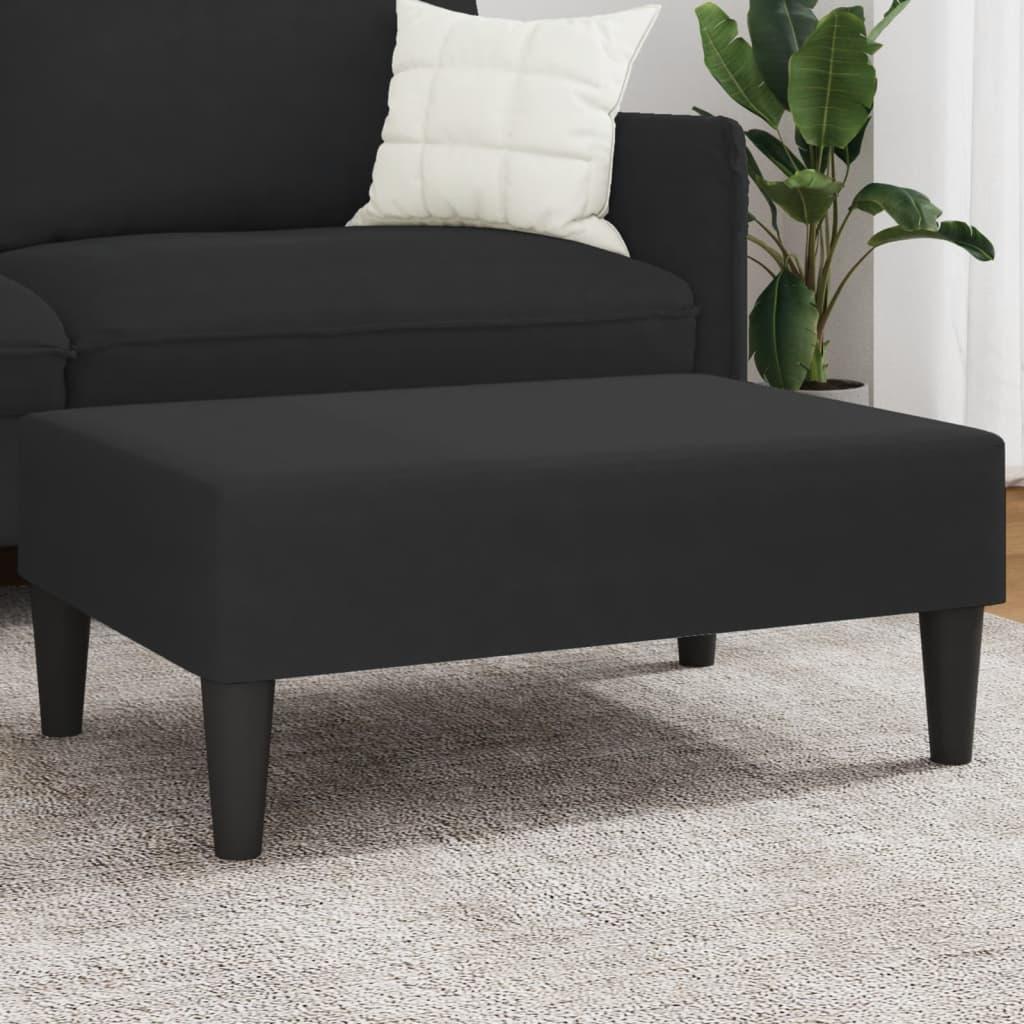 Fodskammel 77x55x31 cm velour sort