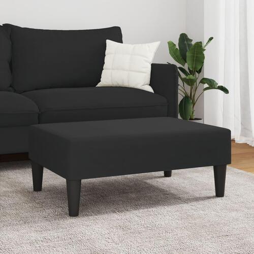 Fodskammel 77x55x31 cm velour sort