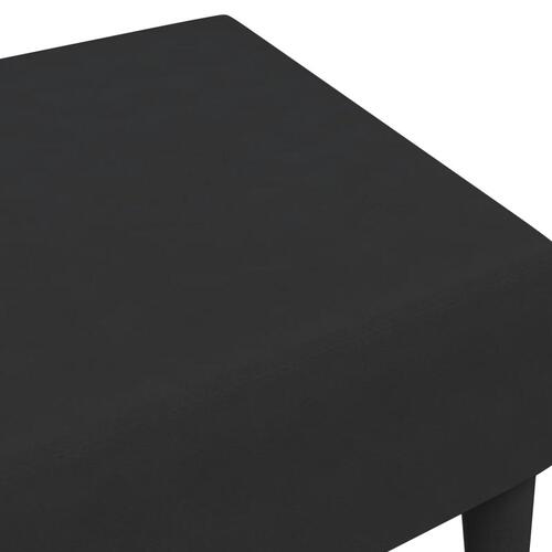 Fodskammel 77x55x31 cm velour sort