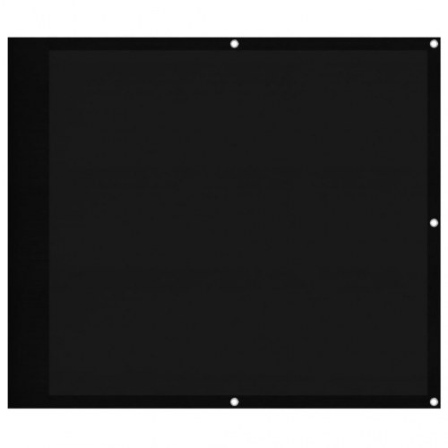 Altanafskærmning 90x700 cm 100 % polyester sort