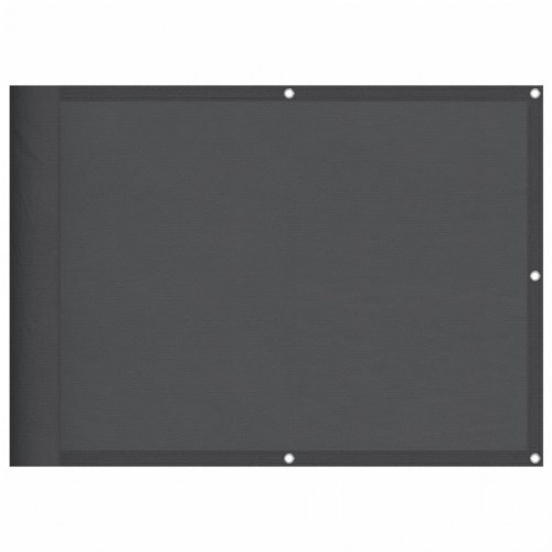 Altanafskærmning 75x700 cm 100 % polyester antracitgrå
