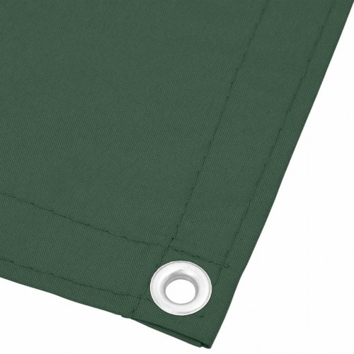 Altanafskærmning 75 × 1.000 cm - 100 % polyester, mørkegrøn
