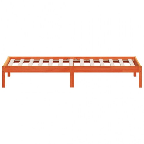 Daybed uden madras 90x200 cm - massivt fyrretræ, gyldenbrun