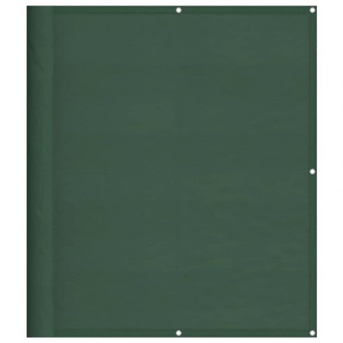 Altanafskærmning 120 × 700 cm - mørkegrøn polyester