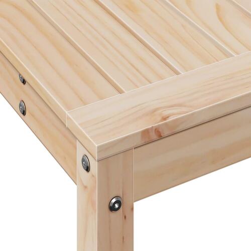 Plantebord med hylde 108x35x75 cm massivt fyrretræ