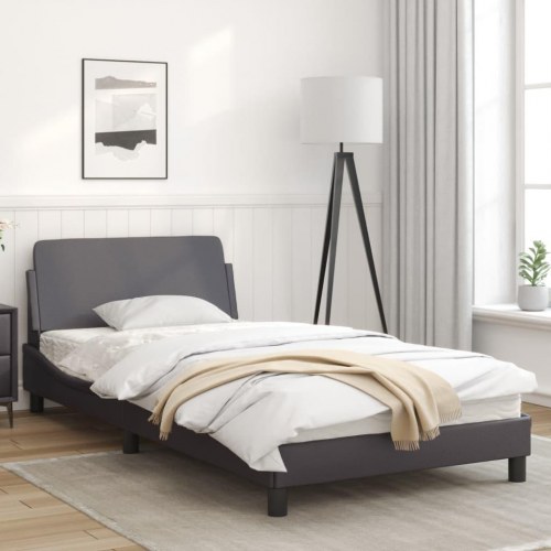 Sengeramme Dover 100 x 200 cm kunstlæder - grå