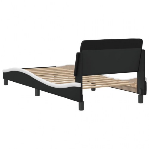 Sengeramme Dover 90 x 190 cm - sort og hvid