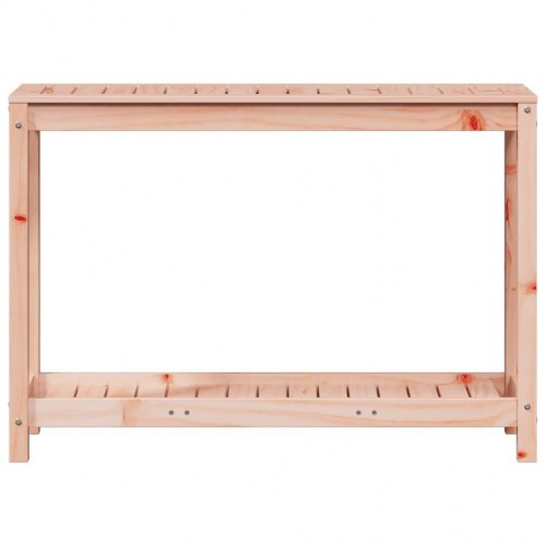 Plantebord med hylde 108×35×75 cm - massivt douglasgran