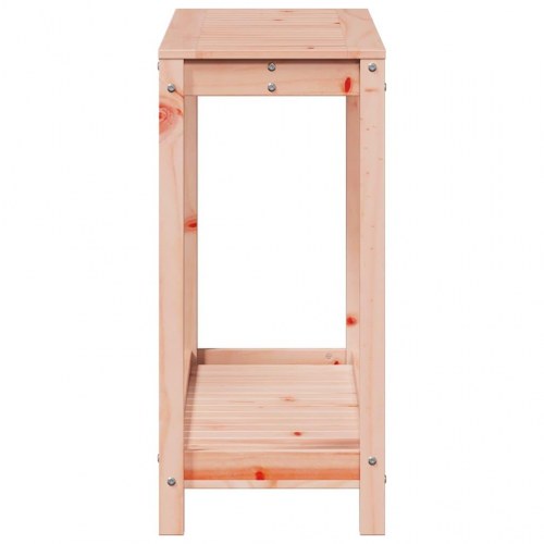 Plantebord med hylde 108×35×75 cm - massivt douglasgran