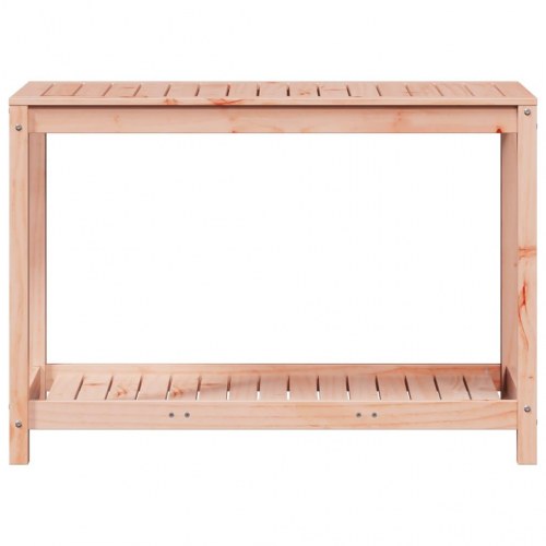 Plantebord med hylde 108x50x75 cm massivt douglasgran