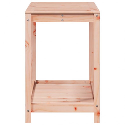 Plantebord med hylde 108x50x75 cm massivt douglasgran