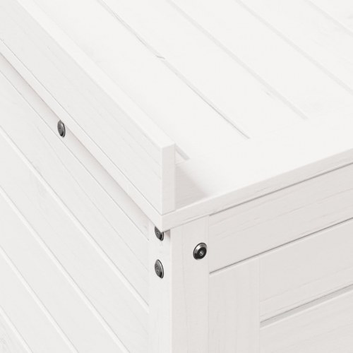 Plantebord med hylder 82,5x50x86,5 cm massivt fyrretræ hvid