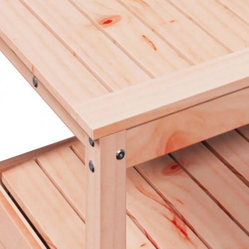 Plantebord med hylder 82,5x45x81 cm massivt douglasgran
