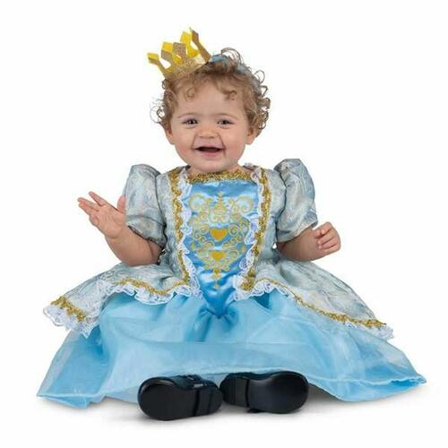 Kostume til babyer Eventyr prinsesse 2 Dele Blå 24-36 måneder
