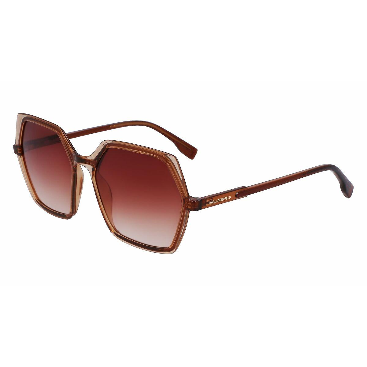 Karl Lagerfeld KL6083S-246 damesolbriller - brun, ø 56 mm