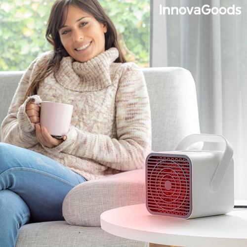 Bærbar mini el-varmer HeatCube 500W