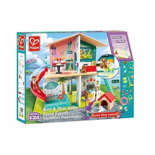 Dukkehus Hape Rock & Slide 31 Dele