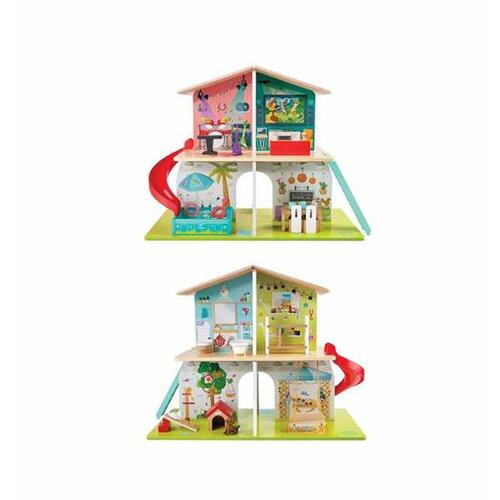 Dukkehus Hape Rock & Slide 31 Dele