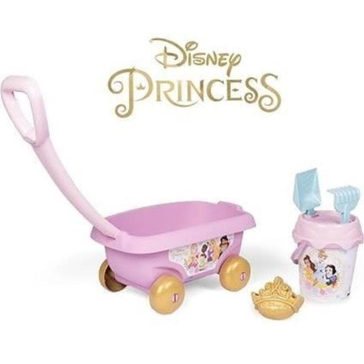 Sæt Med Legetøj Til Stranden Smoby Disney Princesses Pink