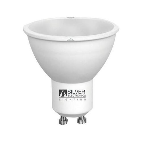 Dichroic LED pære Silver Electronics ECO GU10 7W 6000K (Hvidt lys)