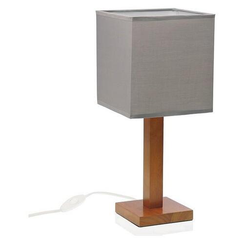 Bordlampe Træ (12 x 45 x 12 cm) Grå