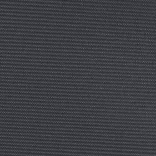 Sammenrullelig sidemarkise 160 x 600 cm sort