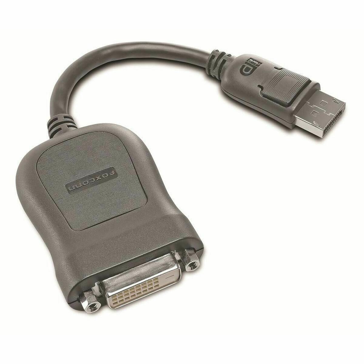 Displayport Til Dvi Mellemstik Lenovo 45j7915 Grå