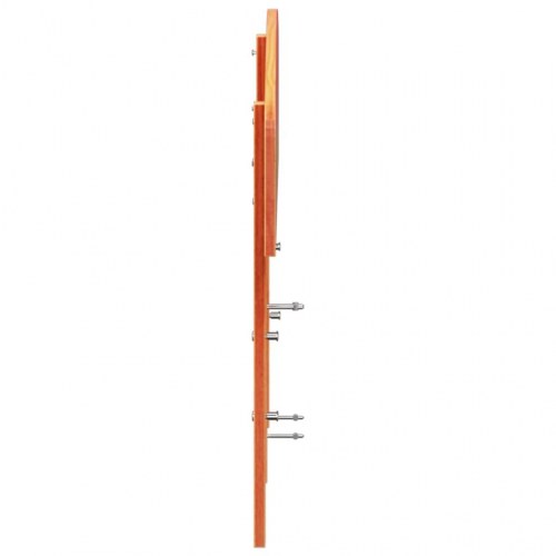 Sengegavl i massivt fyrretræ 180 cm - gyldenbrun