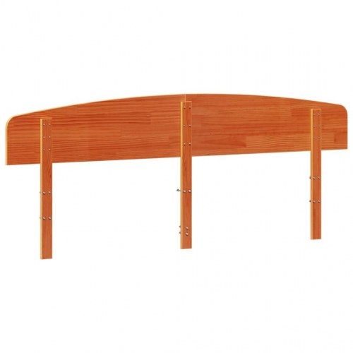 Sengegavl i massivt fyrretræ 180 cm - gyldenbrun