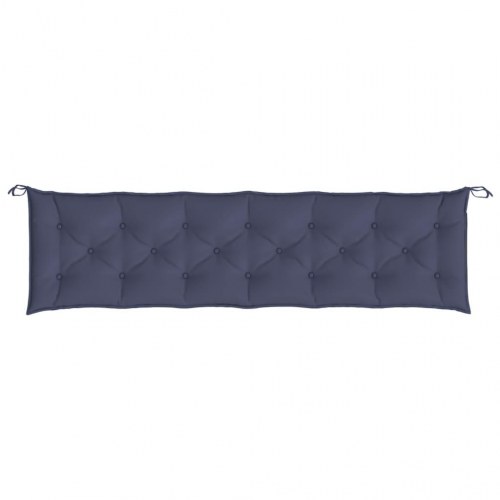 Hynde til havebænk 200×50×7 cm i oxfordstof - marineblå