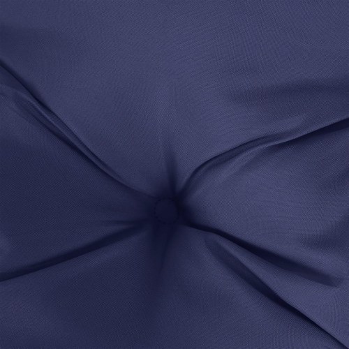 Havebænkhynder 2 stk. 180 x 50 x 7 cm - marineblå
