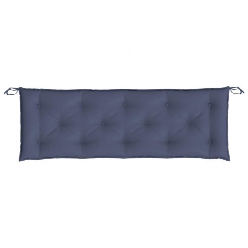 Hynder til havebænk 2 stk. 150 x 50 x 7 cm - marineblå