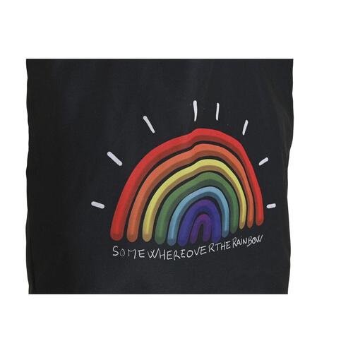 Tekstil pose Sort Polyester Nylon 43 x 15 x 40 cm (2 enheder)