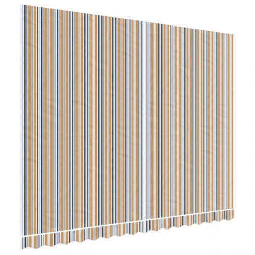 Markisedug 4 x 3 m - stribet, flerfarvet