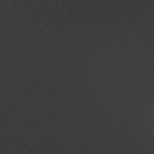 Sammenrullelig sidemarkise 180x600 cm sort