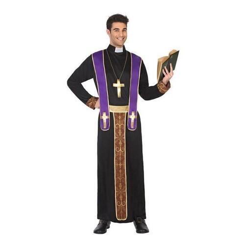 Kostume til voksne 117227 Præst Sort (3 stk) XL
