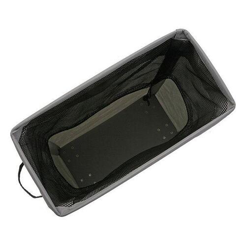 Vasketøjskurv Med hjul Tekstil (17 x 60 x 40 cm) Beige