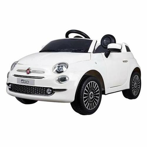 El-bil til børn Fiat 500 Hvid
