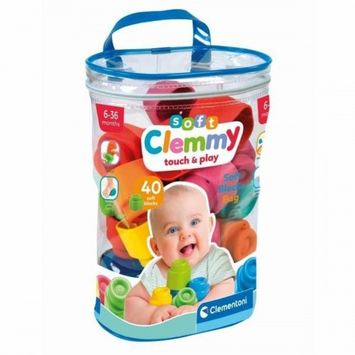 Stableklodser Clementoni Soft Clemmy - 40 dele