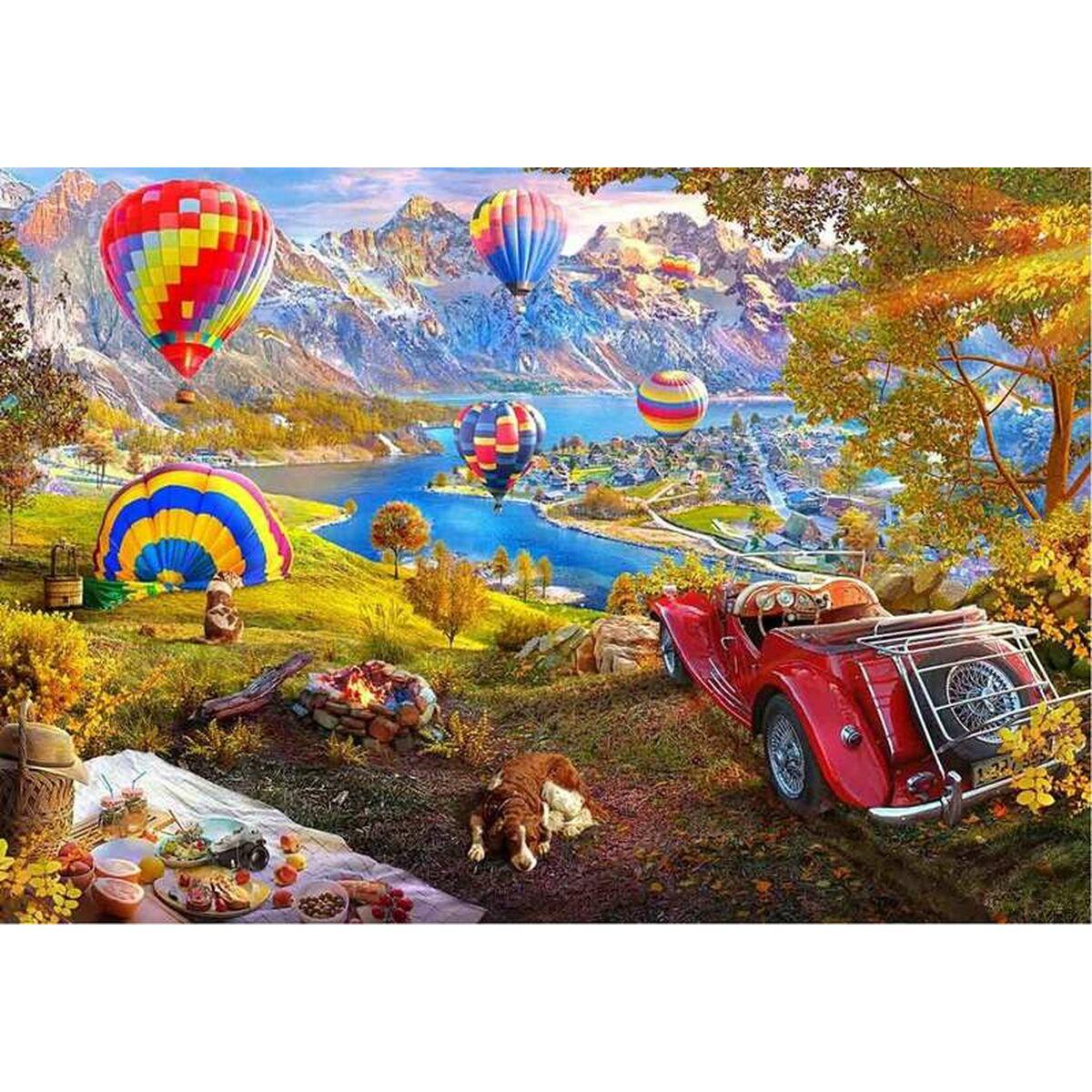 Puslespil Educa The Valley of Hot Air Balloons 3000 Dele