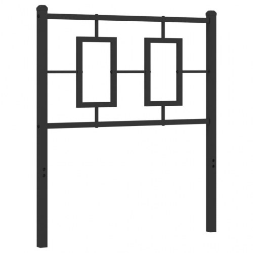 Udskiftningsgavl i metal 75 cm - sort