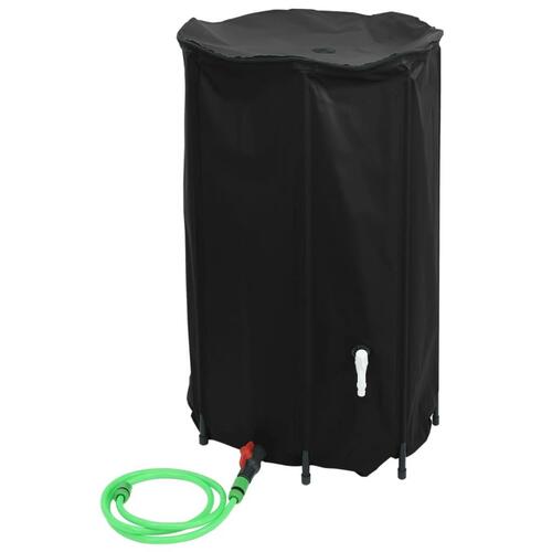 Vandtank med hane sammenfoldelig 500 l PVC
