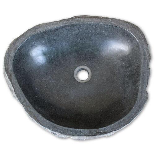 Håndvask 29-38 cm oval flodsten