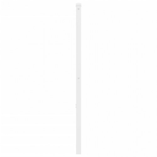 Udskiftningsgavl i metal 200 cm - hvid