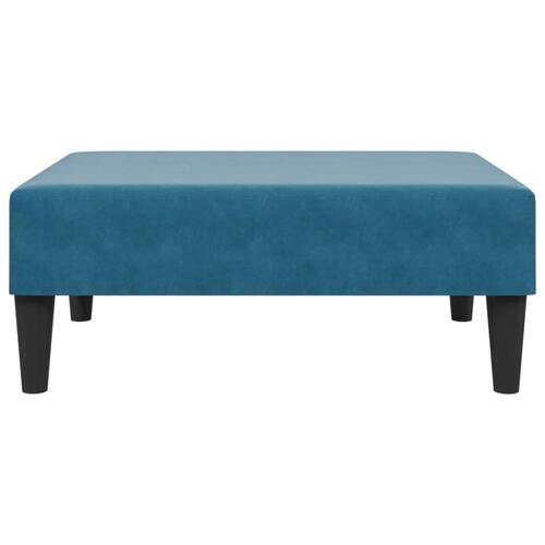 2 personers sofa velour blå