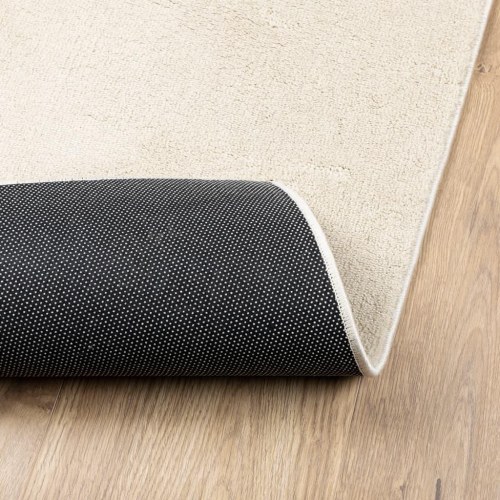 Gulvtæppe OVIEDO 240×240 cm - kort luv, beige