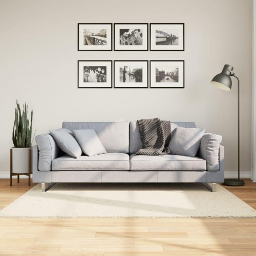 Gulvtæppe OVIEDO 120 x 120 cm - beige