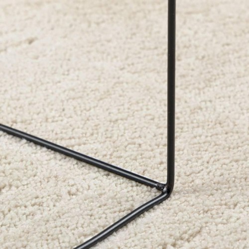 Gulvtæppe OVIEDO 120 x 120 cm - beige