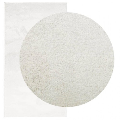 Gulvtæppe OVIEDO 80x150 cm kort luv cremefarvet